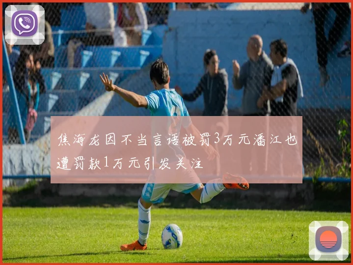 焦海龙因不当言语被罚3万元潘江也遭罚款1万元引发关注