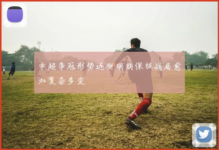 中超争冠形势逐渐明朗保级战局愈加复杂多变